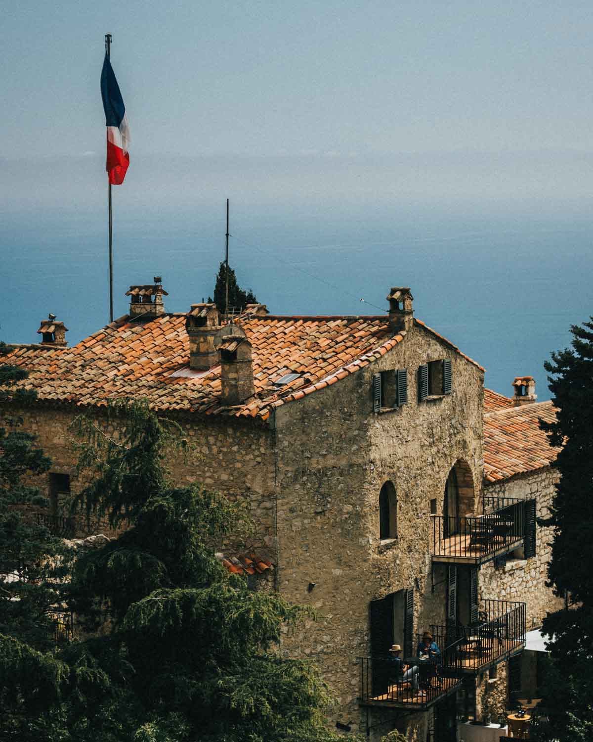 France Medieval city photograph Eze